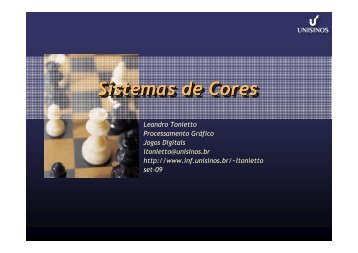 Sistemas de Cores - Unisinos