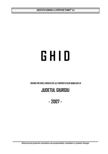 G H I D - Agentia Nationala de Cadastru si Publicitate Imobiliara