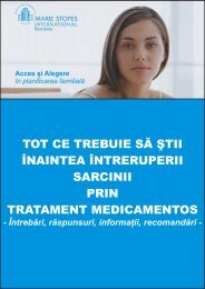 Brosura Intrerupere sarcina prin tratament medicamentos