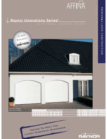 Affina - Raynor Garage Doors