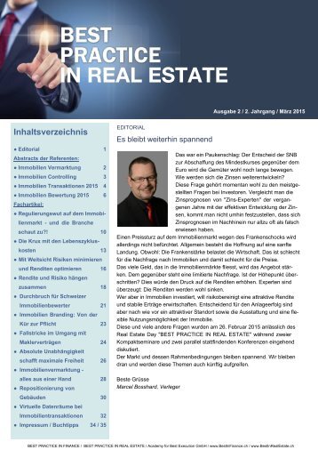 eMagazin BEST PRACTICE IN REAL ESTATE