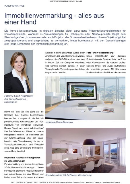 eMagazin BEST PRACTICE IN REAL ESTATE