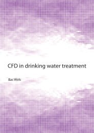 CFD in drinking water treatment - TU Delft