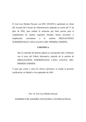 folleto informativo obligaciones subordinadas ... - BME Renta Fija