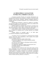 12. PRINCIPIILE CAUZALITÄÅ¢II ÃN PRACTICA MEDICO- LEGALÄ