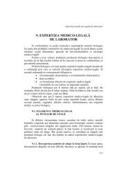 Capitolul 9. EXPERTIZA MEDICO-LEGALÄ DE LABORATOR