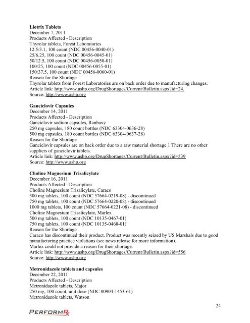 February 2012 Drug Update Information - Pharmacy Benefits ...