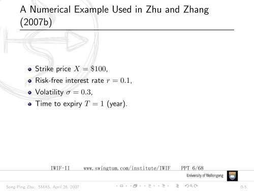 Pricing American Options - an Important Fundamental Research in ...