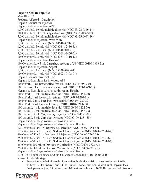 June 2012 Drug Information Update - Pharmacy Benefits ...