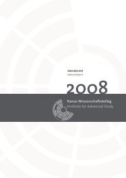 2008 - Hanse-Wissenschaftskolleg