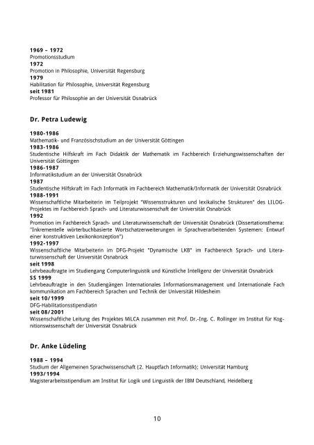 Kapitel 2 Der Verein der Freunde und Förderer - Cognitive Science ...