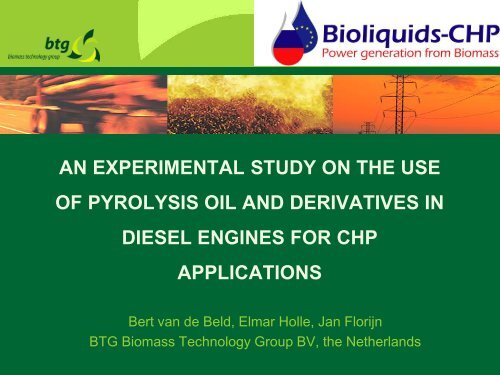 BTG - Bert van de Beld - Bioliquids-CHP