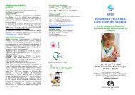 epls european pediatric life support course - I.R.C. Italian ...