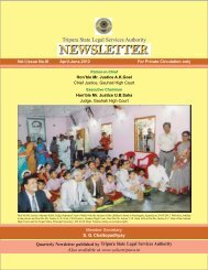 Newsletter April-June, 2012 Vol-I, Issue No.III - Tripura