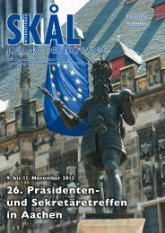 26. Präsidenten- und Sekretäretreffen in Aachen - Skål International ...