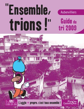 Le guide du tri - Ville d'Aubervilliers