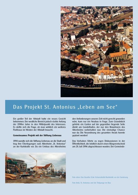 Sanierung Altstadt und nördliche Innenstadt 1986 ... - Friedrichshafen