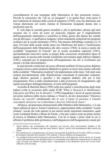 Malara, N.A.(2002). - Seminario Nazionale di Ricerca in Didattica ...