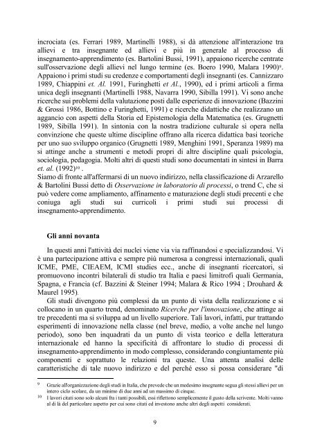 Malara, N.A.(2002). - Seminario Nazionale di Ricerca in Didattica ...