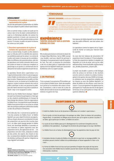 DÃMOCRATIE PARTICIPATIVE : guide des outils pour - Think Tank