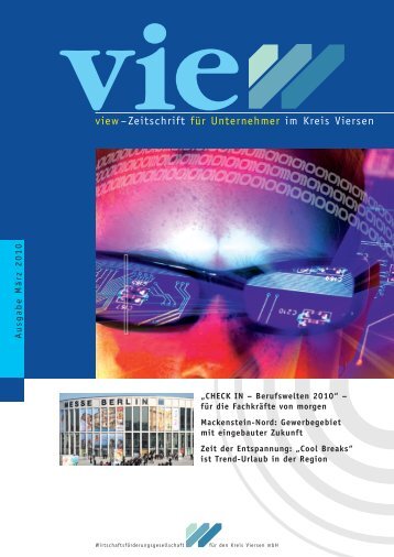 vieview –Zeitschrift für Unternehmer im Kreis ... - WFG Kreis Viersen