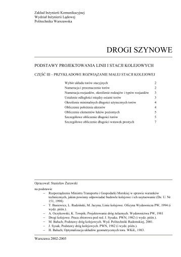 Mala stacja - Wydział Inżynierii Lądowej - Politechnika Warszawska