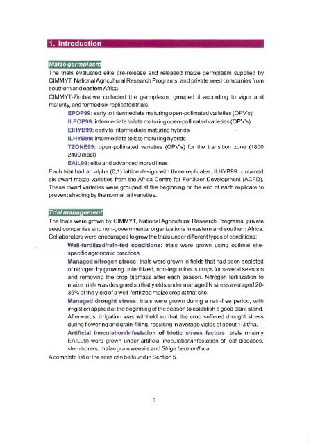 n - Search CIMMYT repository