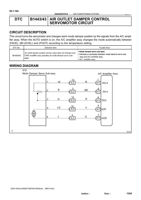Automatic Damper Wiring Diagram - Wiring Diagram Schema