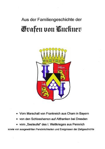 "Seeteufel" Korv-Kptn. Felix Graf von Luckner - Alt Bramstedt