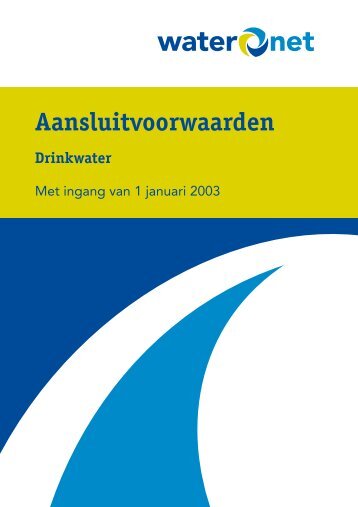 Aansluitvoorwaarden - Waternet