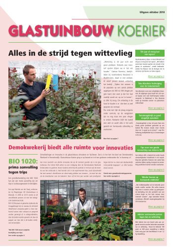 Glastuinbouw Koerier oktober 2010 - Bayer CropScience