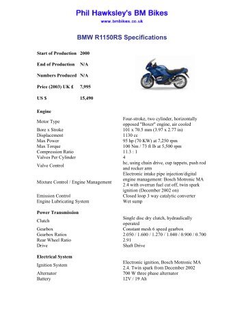 Download - BM Bikes, BMW Motorcycle Information