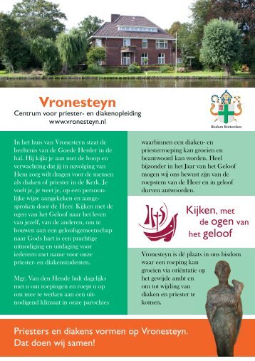 Vronesteynfolder - Bisdom Rotterdam