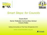 Introduction to Smart Steps: for Councils - Victoria Walks