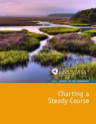 Charting a Steady Course - The Community Foundation in ...