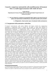 Balzano (F) - Seminario Nazionale di Ricerca in Didattica della ...
