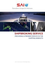 SHIPBROKING SERVICE - Download Brochure