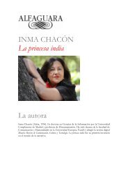 INMA CHACÃN La princesa india La autora - Dospassos