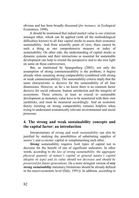 Concepts of Strong Comparability and Commensurability versus ...