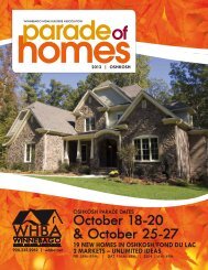 2013 Fall Parade of Homes information - Winnebago Home Builders ...