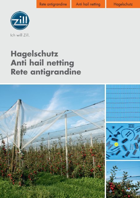 Katalog Hagelschutznetz [PDF, 5,4 MB] - Zill GmbH & Co. KG