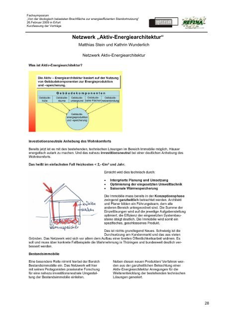 Die städtebauliche Optimierung von Standort - Optirisk.de