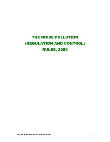 the noise pollution (regulation and control) rules, 2000