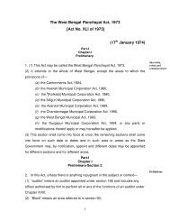 The West Bengal Panchayat Act, 1973 - MGNREGA Jalpaiguri, Home