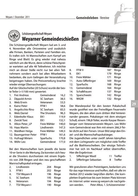 Unser Gmoablatt´l - Gemeinde Weyarn