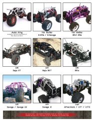 Axial Sting Hot Bodies E-Zilla / E-Savage Hot Bodies Mini Zilla
