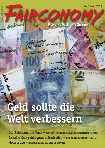 Geld sollte die Welt verbessern - Inwo