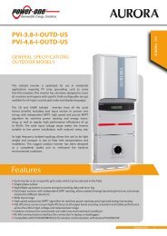 Power-One PVI-3.0-OUTD-S-US 3kW Aurora String Inverter with Integrated DC  Switch