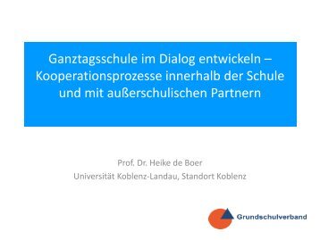 Vortrag von Prof. Dr. Heike de Boer als PDF