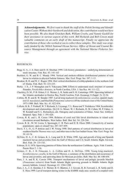 Bulletin of the Sea Fisheries Institute 2 (153) 2001 - CEEMaR